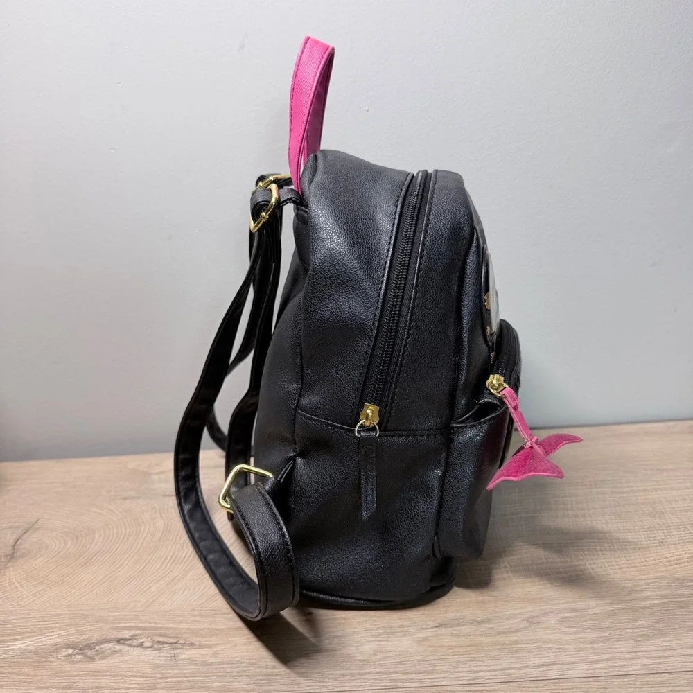 Dani by Danielle Nicole Minnie Mouse Backpack Women Mini Black Gold Polka Dot